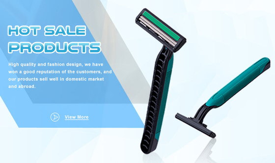 ISO Approved Men'S Disposable Razors With Non - Slip Rubbers For A Better Grip